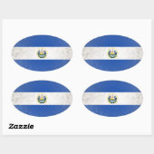 Sticker Ovale Salvador (Feuille)