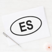 Sticker Ovale Salvador "ES" (Enveloppe)