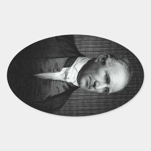 Sticker Ovale Sam Houston (Devant)