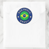 Sticker Ovale São Paulo Brasil (Sac)