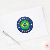 Sticker Ovale São Paulo Brasil (Enveloppe)
