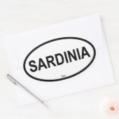 STICKER OVALE SARDAIGNE (Enveloppe)