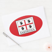 Sticker Ovale Sardegna (Enveloppe)