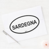 STICKER OVALE SARDEGNA (Enveloppe)