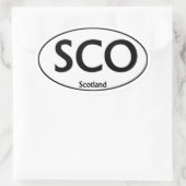 Sticker ovale SCO Scotland (Sac)