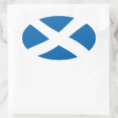 Sticker Ovale Scotland Flag (Sac)