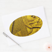 Sticker Ovale Sekhmet (Enveloppe)