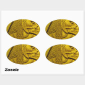 Sticker Ovale Sekhmet (Feuille)