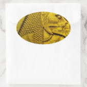 Sticker Ovale Sekhmet (Sac)