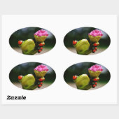 Sticker Ovale Serez-vous mon.... (Feuille)