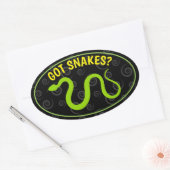 Sticker Ovale Serpent (Enveloppe)
