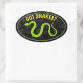 Sticker Ovale Serpent (Sac)