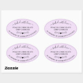 Sticker Ovale Service Mémorial Mémoire De Cuisiné Avec Amour Fav (Feuille)