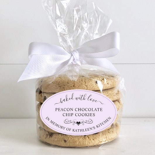 Sticker Ovale Service Mémorial Mémoire De Cuisiné Avec Amour Fav