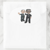 Sticker Ovale Service secret (Sac)