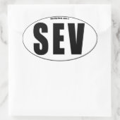 Sticker Ovale Sevilla - Quartier (qté 4) (Sac)