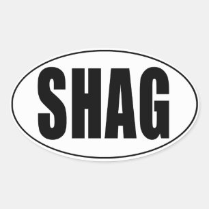Sticker ovale Shag Euro Country