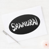 STICKER OVALE SHAMURAI (Enveloppe)