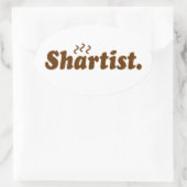 Sticker Ovale Shartist. (Sac)