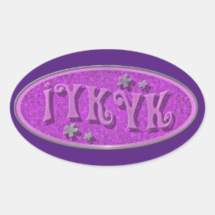 Sticker Ovale Si vous connaissez le slogan, c'est l'heure de se 