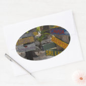 Sticker Ovale Signal Point Rum Grand Cayman (Enveloppe)