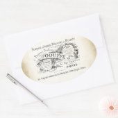 Sticker Ovale SIGNE DU GRAND magasin français (Enveloppe)