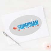 Sticker Ovale Silhouette Superman Skybound (Enveloppe)