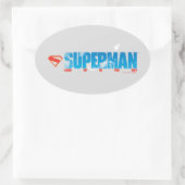 Sticker Ovale Silhouette Superman Skybound (Sac)