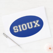 Sticker Ovale Sioux (Enveloppe)