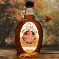 Sirop d'érable Feuille d'automne Feuille d'affaire