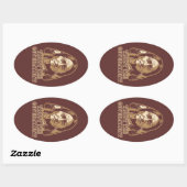 Sticker Ovale Sitting Bull Trust Jeu d'autocollants du gouvernem (Feuille)