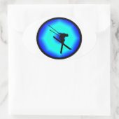 STICKER OVALE SKI PURE SNOW (Sac)