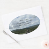 Sticker Ovale Skyline d'Atari (Enveloppe)