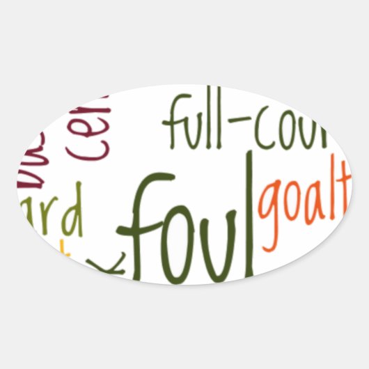 Sticker Ovale Slam Dunk Dreams : Basketball - Jeu des Champions (Devant)