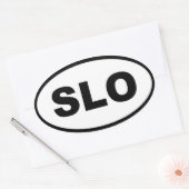 Sticker Ovale Slovénie SLO Europe (Enveloppe)