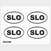 Sticker Ovale Slovénie SLO Europe (Feuille)