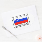 Sticker Ovale Slovija (Enveloppe)