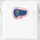 Sticker Ovale Smith Rock Escalade Carabiner (Sac)