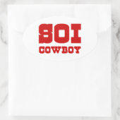 STICKER OVALE SOI COWBOY (Sac)