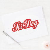 STICKER OVALE SOI DOG (Enveloppe)