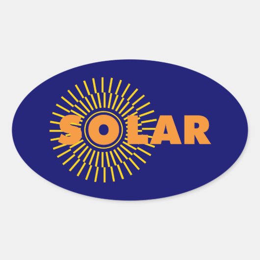 Sticker Ovale Solaire (Devant)