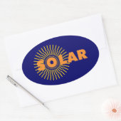 Sticker Ovale Solaire (Enveloppe)