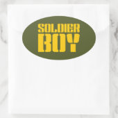 STICKER OVALE SOLDIER GARY (Sac)