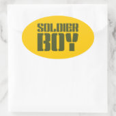 STICKER OVALE SOLDIER GARY (Sac)