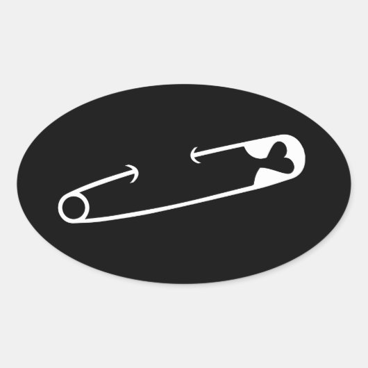 Sticker Ovale Solidarité avec la clé de sécurité (Devant)