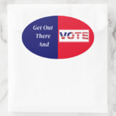 Sticker Ovale Sortez Et VOTEZ (Sac)