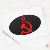 Sticker Ovale Soviet 2 (Enveloppe)