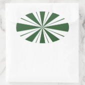 Sticker Ovale Spearmint Stripe (Sac)