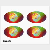 Sticker Ovale Sphère 3 j (Feuille)