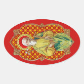 Sticker Ovale St. Joseph d'une carte de commerce (TC 01) (Devant)